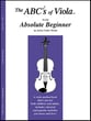 ABC'S OF VIOLA #1 ABSOLUTE BEGINNER-P.O.P. Use 10423927 cover